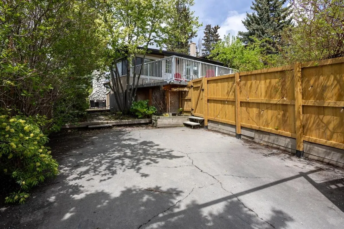 The Chimney Studio With Gigantic Outdoor Fireplace YYC Canada