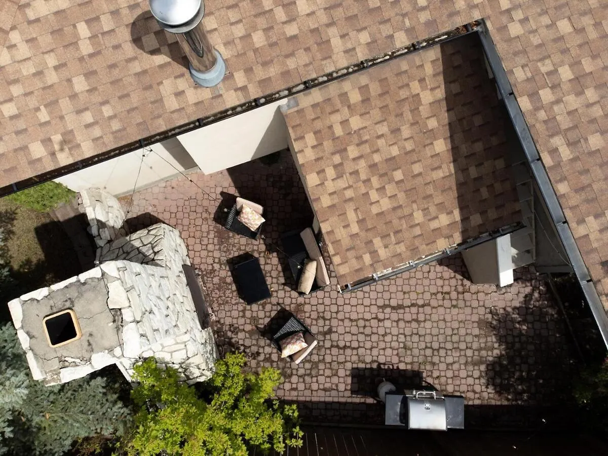 The Chimney Studio With Gigantic Outdoor Fireplace Calgary